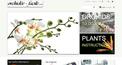 Desktop Screenshot of orchidee-facile.com